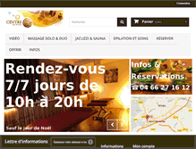 Tablet Screenshot of centremasroulan.com